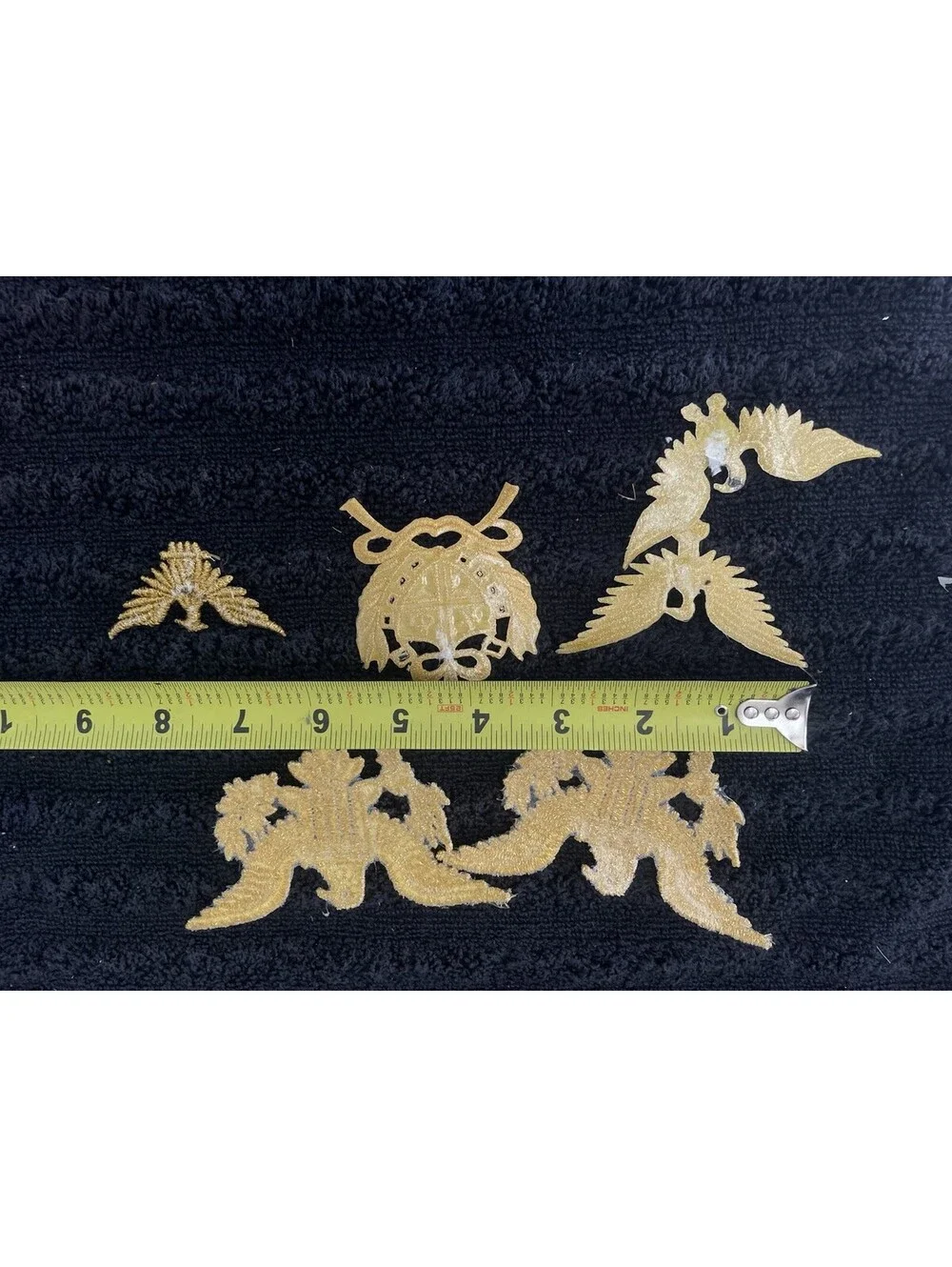 Gold Eagle Military Eagle Sign Patch Lot